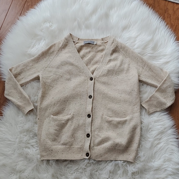 Anthropologie Sweaters - Anthropologie Stitch Play Metallic Sweater